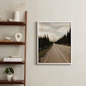"Road Less Traveled" - Art Print in White by Alannah Kittle - In a Room
