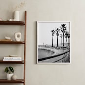 "Concrete Wave" - Art Print in Concrete Grey by Irene Suchocki - In a Room