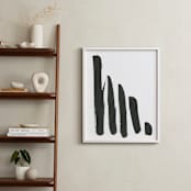 "Practice" - Art Print in Charcoal by Stephanie Nowotarski - In a Room