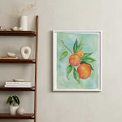 "Oranges" - Art Print in Tangerine Orange by Kelsey McNatt - In a Room