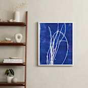 "Bend" - Art Print in Vivid blue by Erin McCluskey Wheeler - In a Room