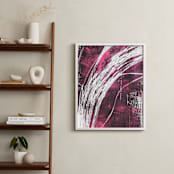 "Bend Towards" - Art Print in Neon pink by Erin McCluskey Wheeler - In a Room