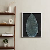 "New Leaf" - Art Print in Dark teal by Erin McCluskey Wheeler - In a Room