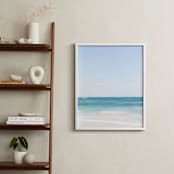 "Yucatan IX" - Art Print in Carribean Blue by Lindsay Ferraris Photography - In a Room