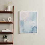 "Cumulus" - Art Print in Pink and Blue by Little Valley Studio - In a Room