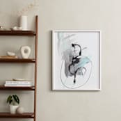"Fotheringhay" - Art Print in Grey by Misty Hughes - In a Room