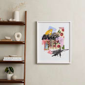 "Wild Hello" - Art Print in Lavender by Misty Hughes - In a Room