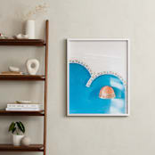 "Yucatan IV" - Art Print in Mayan Blue by Lindsay Ferraris Photography - In a Room