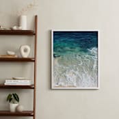"La Jolla Shores #1" - Art Print in Shoreline Blue by Shannon Howard - In a Room