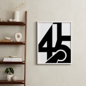 "SF 415" - Art Print in Black and White by Jennifer Morehead - In a Room