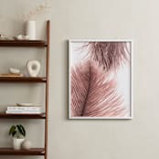 "Touched" - Art Print in Warm Mauve by Debra Pruskowski - In a Room