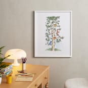 "Disney's Winnie The Pooh Tree" - Art Print in Green by Emma Adams - In a Room