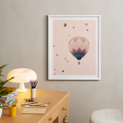 "To The Stars" - Art Print in Pale Pink by Caroline Mint - In a Room