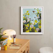 "Fly" - Art Print in sky by Jess Franks - In a Room