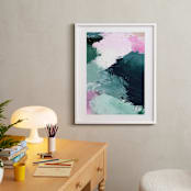 "Vivid Splash" - Art Print in Ocean by Melanie Severin - In a Room