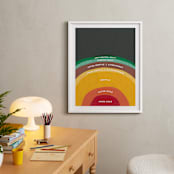 "The Earth" - Art Print in Magma by Erica Krystek - In a Room