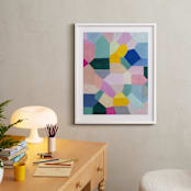 "Safe as houses" - Art Print in peach by raven erebus - In a Room