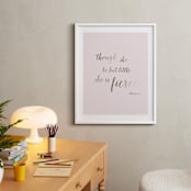 "Though She Be But Little" - Art Print in Blush by Melinda Denison - In a Room