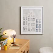"skyscraper" - Art Print in White by Susanne Kasielke - In a Room