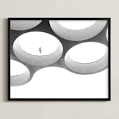 "In Flight" - Art Print in Black & white by Angie McMonigal - Framed