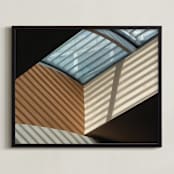 "Skylight Shadows" - Art Print in skylight shadows by A MAZ Design - Framed