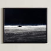 "Into the Mystic" - Art Print in Tranquil Noir by Shannon Howard - Framed