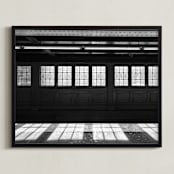 "Light at the end of tunnel #1" - Art Print in nor black by Van Tsao - Framed