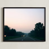 "Summer Haze #1" - Art Print in Light Pink by ALICIA BOCK - Framed