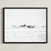 "east coast surf" - Art Print in Fresh White by Kaitie Bryant - Framed