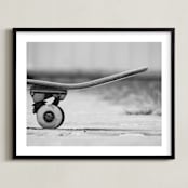 "Interval" - Art Print in black & white by Eliane Lamb - Framed