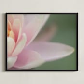 "Half of Me" - Art Print in Pink by Carol Schiraldi - Framed