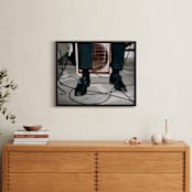 "Mr. Moonlight" - Art Print in Inky Moonlight by Violet Lewis - In a Room