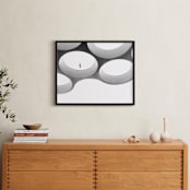 "In Flight" - Art Print in Black & white by Angie McMonigal - In a Room
