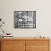 "La Grande Arche Paris_Photo collage" - Art Print in Black & White by katkerrart - In a Room