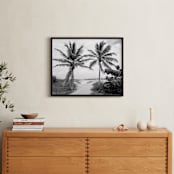 "Coconut gate" - Art Print in black by Eliane Lamb - In a Room