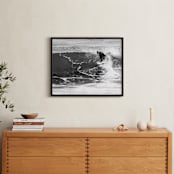 "No More Waiting" - Art Print in Black & White by Carole Crohan - CaroleeXpressions - In a Room