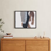 "A Trail to Follow" - Art Print in Obsidian by Jennifer Daily - In a Room
