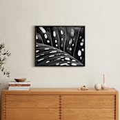 "Peek A Boo" - Art Print in black and white by Amy Chapman Braun - In a Room