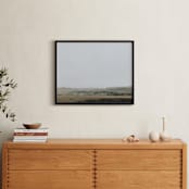 "Landscape under Fog" - Art Print in sage bouquet by Alicia Abla - In a Room