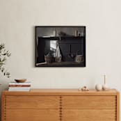 "Comfort Room" - Art Print in Earthy Brown by Andy Mars - In a Room