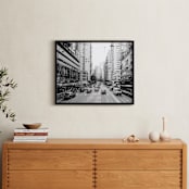 "Concrete" - Art Print in Black by John Paul - In a Room