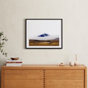 "Dressed in Blue" - Art Print in Blue by Tania Medeiros - In a Room