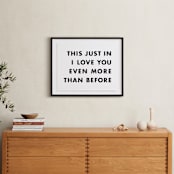 "News Flash" - Art Print in Newsprint by hi-lighter inc. - In a Room