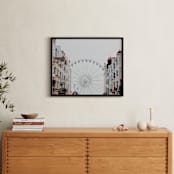 "Down the Street" - Art Print in Coastal Fog by Annie Montgomery - In a Room