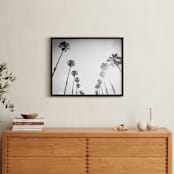 "California Palms" - Art Print in black by Lauren Armellini - In a Room