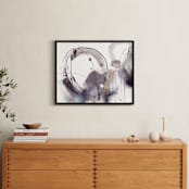 "Melt" - Art Print in Inky Black by ADRIENNE JACKSON - In a Room