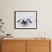 "Top Of The World" - Art Print in Cloud White by GeekInk Design - In a Room