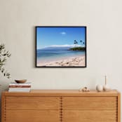 "Serene Maui" - Art Print in Dark Blue Sky by Kathy Par - In a Room