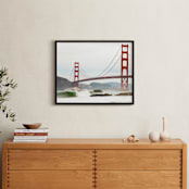 "The Icon" - Art Print in Ocean Greens by Elan Alvarez Sherman - In a Room