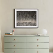 "Sandscape 46" - Art Print in Sandy Beige by Chris Benjamin - In a Room